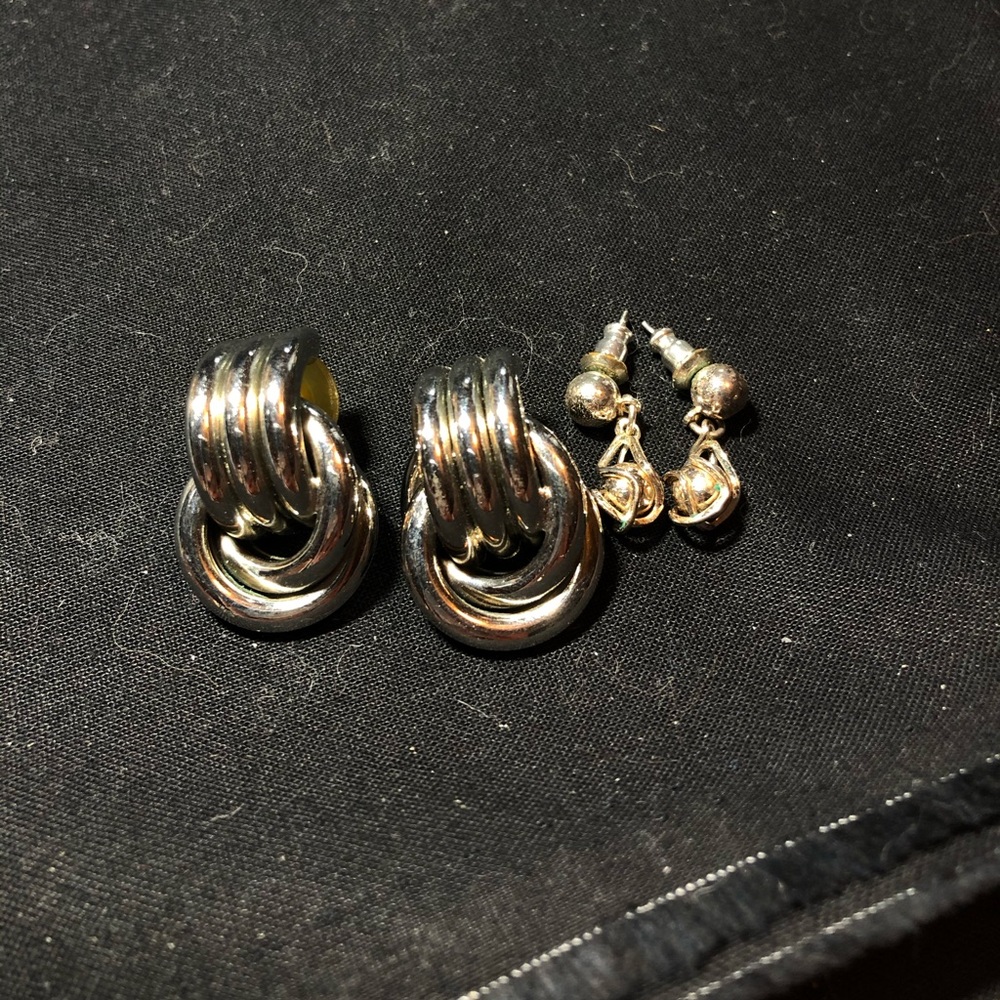 Silver earring bundle